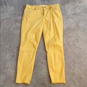 Loft Yellow Pants